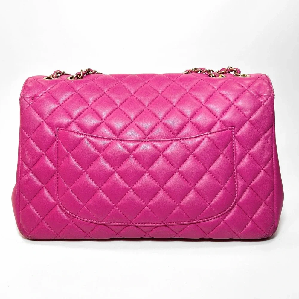 CHANEL Jumbo Mademoiselle Chic Flap Bag Pink - Picture 4 of 16